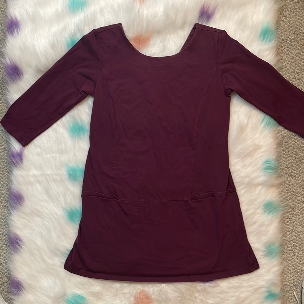 FIG Voyage Plum Purple Mini Dress‎